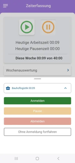 Zeiterfassung