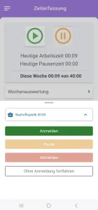 Zeiterfassung per App
