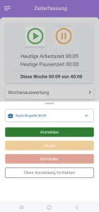 Zeiterfassung per App
