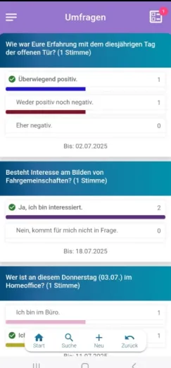 Umfragen via Kommunen Demo