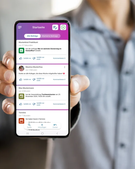 momikom App auf dem Smartphone