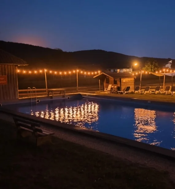 Freibad bei nacht