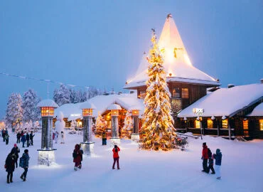 Weihnachtsmann Dorf