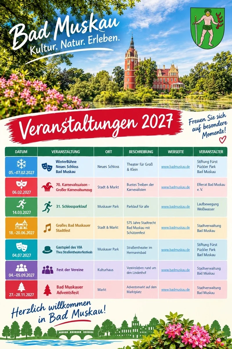 Veranstaltungen 2027