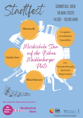 Veranstaltung: Wir musizieren zum Steiner Stadtfest So 18. 05. 2025