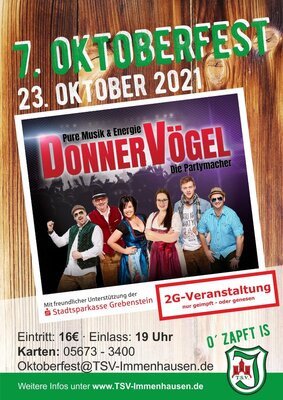 Plakat Oktoberfest 2021