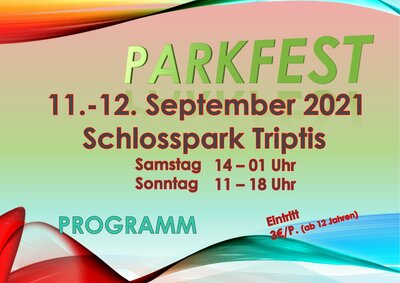 Plakat Parkfest (Bild vergrößern)
