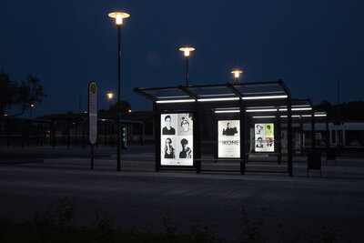 IKONE - Ausstellung am Bahnhof in Pritzwalk, Fotograf: Lars Schladitz (Bild vergrößern)