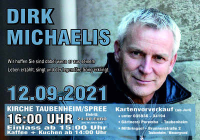 Dirk Michaelis in der Kirche in Taubenheim 12.09.2021 (Bild vergrößern)