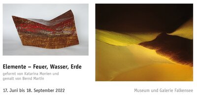 Ausstellung: Elemente - Feuer, Wasser, Erde | Katarina Monien und Bernd Martin