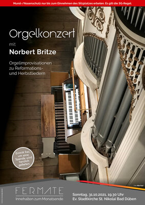 Orgelimprovisationen zu Reformations- und Volksliedern (Bild vergrößern)