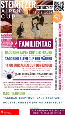 Plakat zum Familientag und 1. AlpenCup (Bild vergrößern)