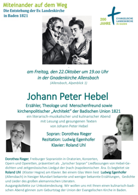 J.P Hebel 200 Jahre Badische Union (Bild vergrößern)