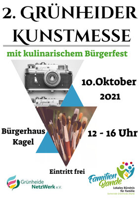 Flyer 2. Grünheider Kunstmesse (Bild vergrößern)