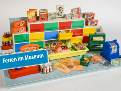 Ferien im Museum, Kaufmannsladen DDR, Foto Rasche (Bild vergrößern)