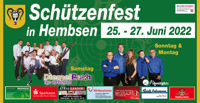 Banner Schützenfest Hembsen 2022