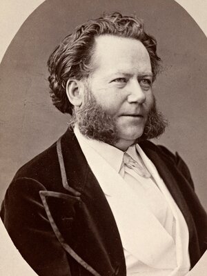 Henrik Ibsen, 1869 (Bild vergrößern)