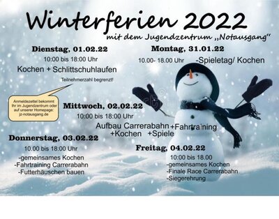 Winterferien 2022 -  Schlittschuhlaufen