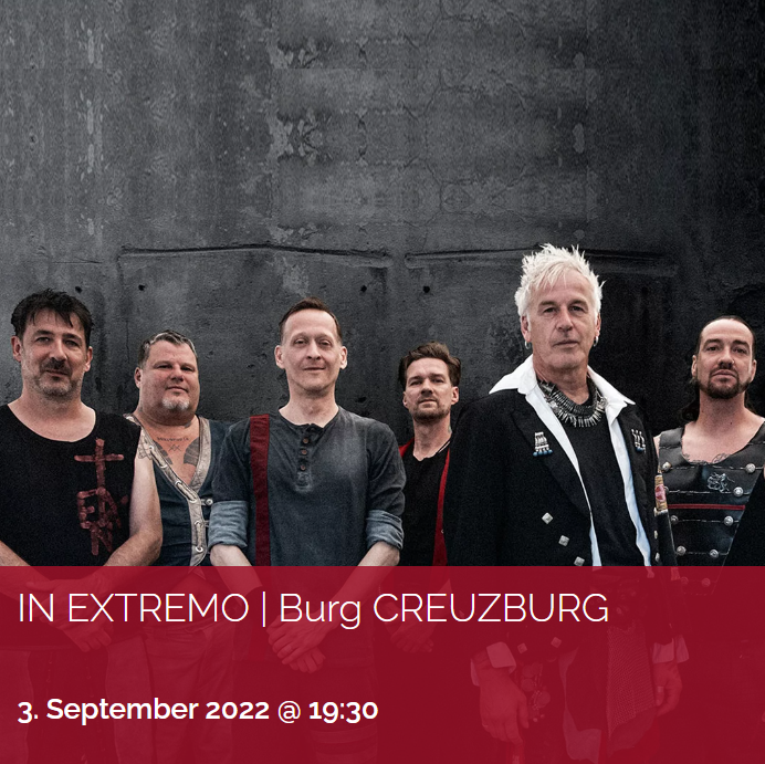 in extremo tour 2022 creuzburg