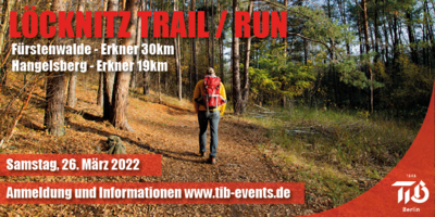 Plakat Löcknitz Trail 2022