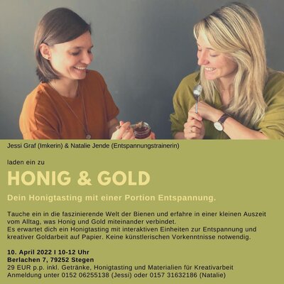 Flyer zum Kurs Honig & Gold