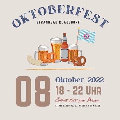 Oktoberfest im Strandbad Klausdorf