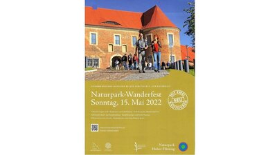Flyer für das Naturparkfest am 15.05.2022 Quelle: Naturparkverwaltung Hoher Fläming