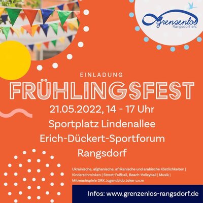 Frühlingsfest Grenzenlos Rangsdorf e.V. © Grenzenlos Rangsdorf e.V.