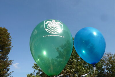 Luftballons, Foto: Gemeinde Grünheide (Mark) (Bild vergrößern)