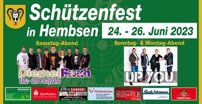 Banner Schützenfest Hembsen 2023