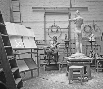 Bildhauerfreunde - Hans Wimmer Gerhard Marcks Helmut Heinze