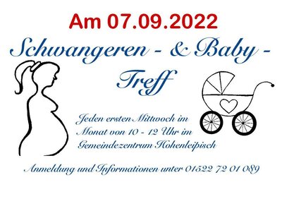 Schwangeren- und Baby-Treff am 07.09.2022