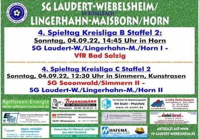 4. Spieltag der SG Laudert/Lingerhahn/Horn