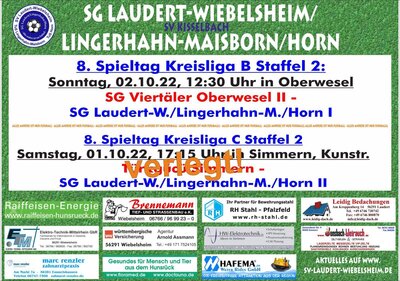 8. Spieltag der SG Laudert/Lingerhahn/Horn