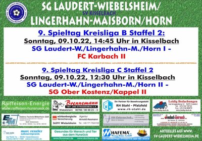 9. Spieltag der SG Laudert/Lingerhahn/Horn