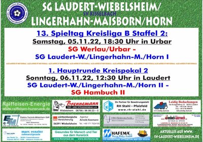 13. Spieltag der SG Laudert/Lingerhahn/Horn I