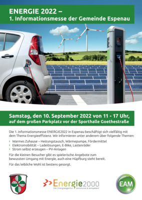 Plakat EAM - Energiemesse 2022
