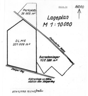 Lageplan 1945
