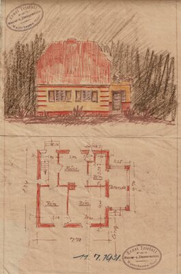 Entwurf Haus E. Trieloff (Bild vergrößern)