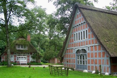Das Haus im Schluh in Worpswede, Foto: Alinea, public domain (Bild vergrößern)
