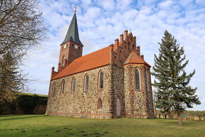 Veranstaltungsort ist die Dorfkirche in Groß Mehßow. Foto: Matthias Nerenz (Bild vergrößern)