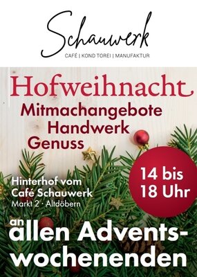 Hofweihnacht im Café Schauwerk (Bild vergrößern)