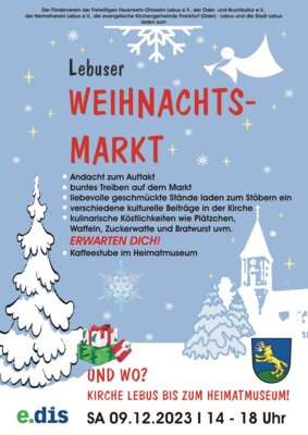 Veranstaltung: Weihnachtsmarkt in Lebus