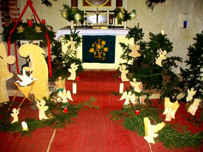 Weihnachtskirche Haseloff Quelle: Kirchengemeinde Haseloff (Bild vergrößern)