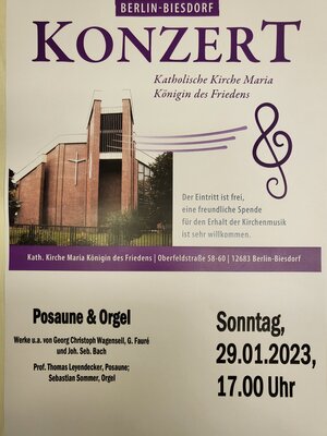 Plakat zum Konzert