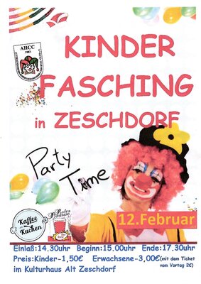 Kinder Fasching in Zeschdorf