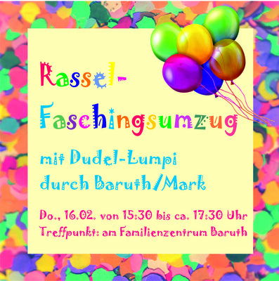 Faschingsplakat (Bild vergrößern)