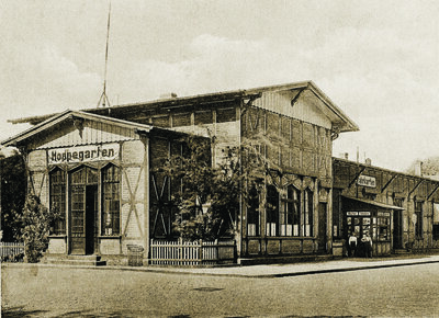 Historisches Bild vom Kaiserbahnhof