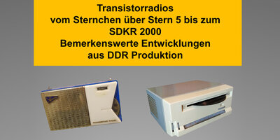Ausstellung „Besondere Transistorradios aus DDR-Zeiten“
