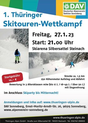 1. Thüringer Skitouren-Wettkampf